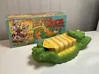 Vintage Al the Gator Tub Toy Soap Amway Bar Soap in Box Plastic Aligator 70's