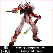 Jijiaxianqu model 1:100 MG Plating Transparent Astray Red Frame