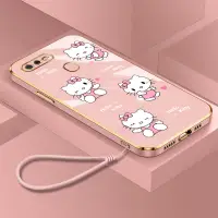 在飛比找蝦皮購物優惠-卡通 Hello Kitty 手機殼兼容 OPPO A5S 
