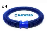 4 x Hose 1m - Genuine Hayward Navigator V-Flex / PoolVac V-Flex Blue & Black