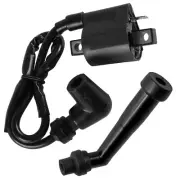 Ignition Coil with Spark Plug Boot Cap for Yamaha Wolverine 350 1995-2001
