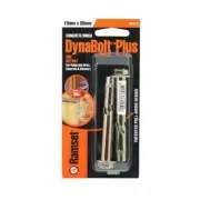 Ramset 10 x 80mm Flush DynaBolt Masonry Anchor - 2 Pack Hex Bolt provides a low