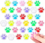 36pcs Mini Squeeze Squishy Toys, Colorful Cat Paw Fidget Sensory Toys, Cute Soft Stress Reliever Anxiety Pinch Toys for Kids Boys Girls Party Favors Classroom Prizes