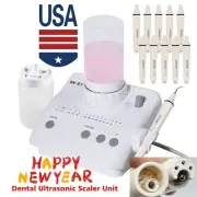 Dental Ultrasonic Scaler w/ 2 Bottles for EMS Woodpecker + 10* SANDENT Handpiece