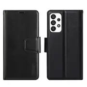 ZUSLAB Galaxy A53 5G Case, Hanman Leather Wallet Card Cover Case for Samsung (2022) - Black