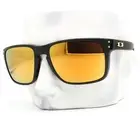 Oakley Holbrook XL Sunglasses OO9417-4459 Matte Black 24K Prizm Polarized wpouch