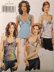 Vogue Sewing Pattern 8251 Ladies Misses Pullover Top Size 16-20 Uncut