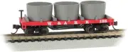 Bachmann Old-Time Wood Tank Car, Western & Atlantic 138, Red - N Scale