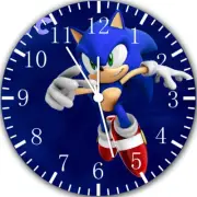 Super Sonic Frameless Borderless Wall Clock Nice For Gifts or Decor Z168