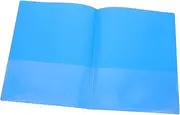 iplusmile Document Folder with 2 Pockets Plastic Portfolio Case Receipt Organizer Presentation Binder Newspaper Protector Sleeves A4 Size Sturdy