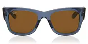 Ray-Ban RB0840S Mega Wayfarer 668073 Men's Sunglasses Blue Size 51