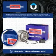 Wheel Bearing Kit fits FORD KA 1.2 Front 2016 on B&B 1008849 1513043 8V511215BB