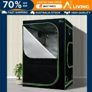 Grow Tent Light Kit 120x120x200CM 1000W LED Full Spectrum Vent Fan Indoor 0-4IN