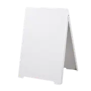 Double Side Sidewalk A-frame Sign Sandwich Board holds Graphic Plastic Panels