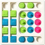 <25 Holes> Smart Paws Interactive Pet Puzzle Toys, Level 2 Dog Slow Feeder,Dog Puzzle Feeder,Rabbit Toy