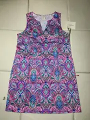 Cynthia Rowley Paisley Print Pink Dress Size 12