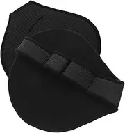 Healeved 1 Pair Fitness Gloves Color Strength Support Protectors Lifting Padded Guard Protection Grip Firm Gym Workout Carpal Hands Barbell Palm Heavy Sports Gloves Black
