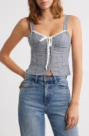 Petal & Pup Danella Gingham Tank