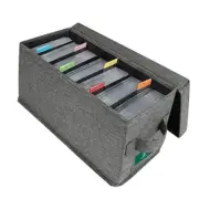 TWAVETREE CD Storage Box with Lid, Practical CD Case Holder Organizer CD-1 Pack