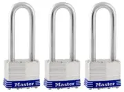 Master Lock 1TRILJ Laminated Steel Double Locking Padlock 4.68 H in. (Pack of 4)