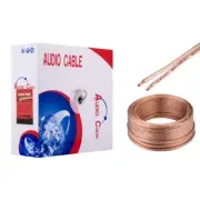 16/2AWG 250ft Speaker Wire Transparent Audio Cable for Car/Home Audio/LED Lights