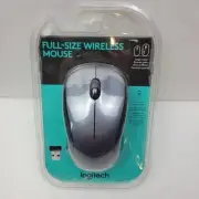Logitech Full Size Wireless Mouse Silver Comfortable New In Package Model M310