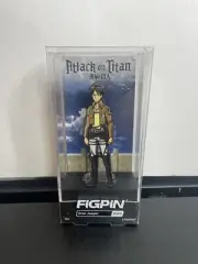 FiGPiN Attack On Titan Eren Jaeger #1010 Collectible Metal Enamel Pin New In Box