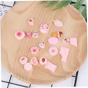 100 Pcs Resin Food Props DIY Decor Material Safe Non-Toxic Vibrant Colors for Phone Case Home Decor