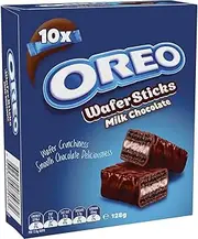 OREO Wafer Biscuit Sticks, Milk Chocolate Coated with Vanilla Creme, 1.152 kg, 90 Snack Packs