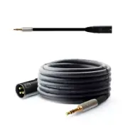 to 3.5mm Microphone Audio-HiFi Cable Male to Mini-Jack Aux- Mic Cord