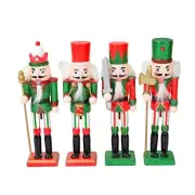 Wooden Nutcrackers Christmas Nutcrackers Soldier Ornament Figures Wooden Soldier