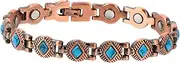 LRXIYODE Fashion Copper Bracelet for Men Accessory for Relief and Improved Circulation for Birthdays Christmas Mother Day and More