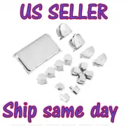 Sony PS4 Buttons Mod Kits Set Chrome Silver Controller Game-pad Joystick