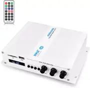 4-Channel Bluetooth Marine Amplifier - Compact Power 400 Watt RMS 4 OHM Full Ran