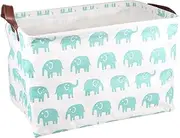 CHILDWEET Canvas Storage Basket for Home Organization Multi Functional Sundries Organizer for Nurseries and Essentials Random Color