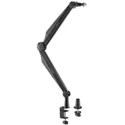 KONIC KMA-21B Armoured Microphone Arm Stand Desktop Mount - Included 3/8" or 5/8" Adaptors [KMA-21B]