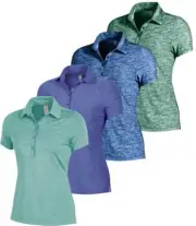 Under Armour Women's Zinger Heather Polo Golf Shirt New - Choose Color & Size