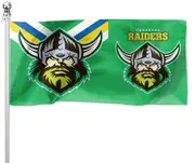 NRL Canberra Raiders Pole Flag LARGE 1800x900mm Licensed (Pole not included)