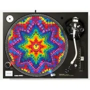 DJ Tye Dye #5 Tie Die Turntable 12" Record Player DJ Audiophile x1