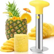 Premium Pineapple Corer and Slicer Tool - Sharp Pineapple Cutter with Serrated