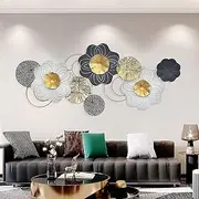 Metal Wall Decoration Modern Handmade Wall Decoration 3D flower iron art Wall Sculpture Decorationfor Homes Villa Models Hotel Restaurants Commercial Public