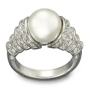 NIB SWAROVSKI PERPETUAL RING 1106463, SIZE 58