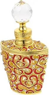 NULYLU Vintage Perfume Bottles Empty Refillable Glass Arabian Oil Container Decorative Essential Oil Storage