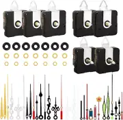 7Pcs High Torque Quartz Clock Movement Mechanism Replacement Clock Kit New