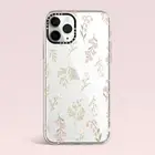 iPhone 16 Pro Max 15 14 13 12 Plus Case Shockproof Clear Floral Leaves Cover