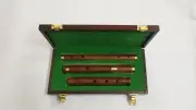 Traditional Irish D Flute Shesham Wood Natural Finish With Hard Case Flutes