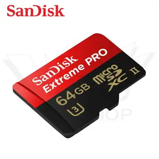 SanDisk 64G Extreme PRO UHS-II microSD記憶卡 + USB3.0讀卡機 廠商直送