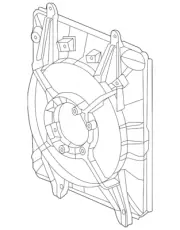 Genuine Honda A/C Shroud 38615-5PA-A01 (for: Honda)