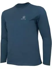 BERETTA Men's 500 Years Long Sleeve Nave Blue T-Shirt Medium MSRP $55.00!