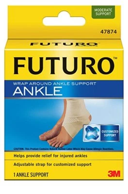 Futuro Wrap Around Ankle Support, Large (8 Pack)
